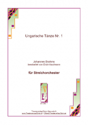 Ungarische Tänze Nr. 1 in g-moll / g-minor