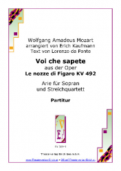 Voi che sapete Arie für Sopran