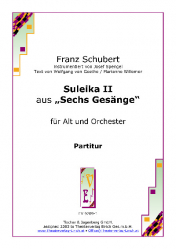 Suleika 2 (Nr. 2) op. 31 (D 717)