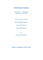 Schaper Heinz - Bielefelder Reihen - Audite II - Studien für Akkordeon-Orchester - Heft 2