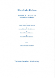 Schaper Heinz - Bielefelder Reihen - Audite II - Studien für Akkordeon-Orchester - Heft 4