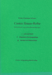 Schaper Heinz - Cantus firmus-Reihe - Kirchenlieder und Akkordeonspielgruppe - Heft 3