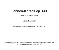 Fahnen-Marsch op. 440 (für Blasmusik)